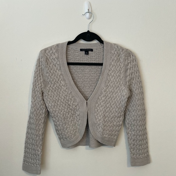 Gray Banana Republic Hook Front Knit Sweater - Picture 2 of 7